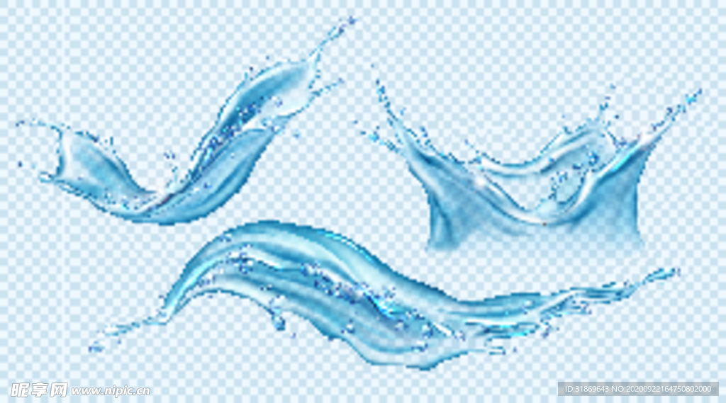 水滴 水花 波浪