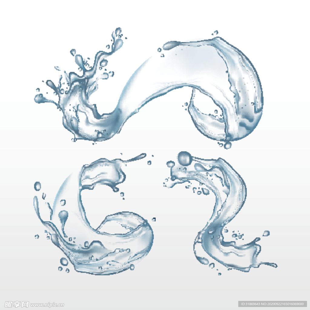 水滴 水花 波浪