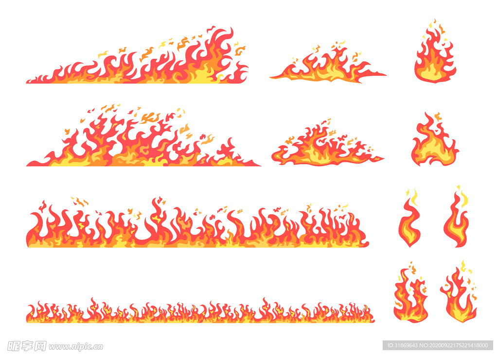 火焰 火苗 火圈 烟雾