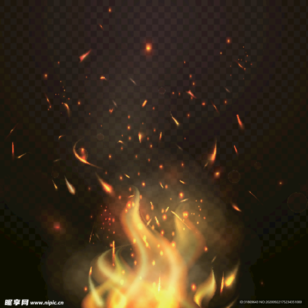 火焰 火苗 火圈 烟雾