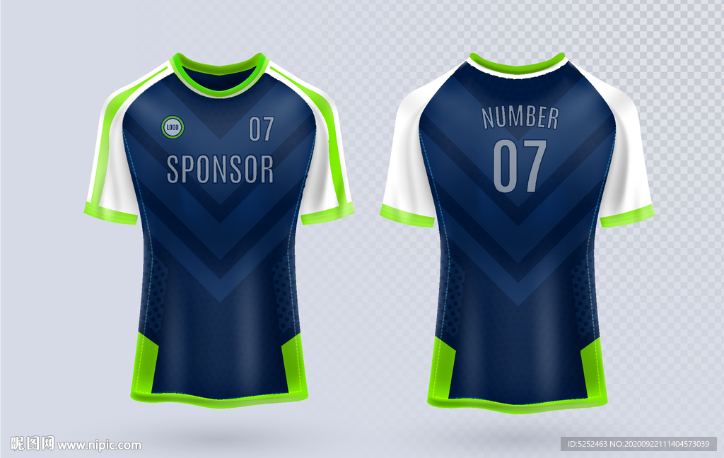 世界杯足球队服运动服T恤设计图