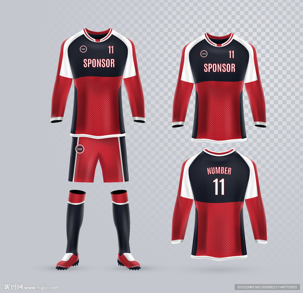 世界杯足球队服运动服T恤设计图