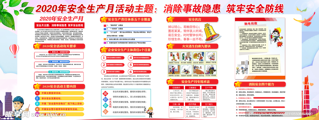 安全生产月宣传栏