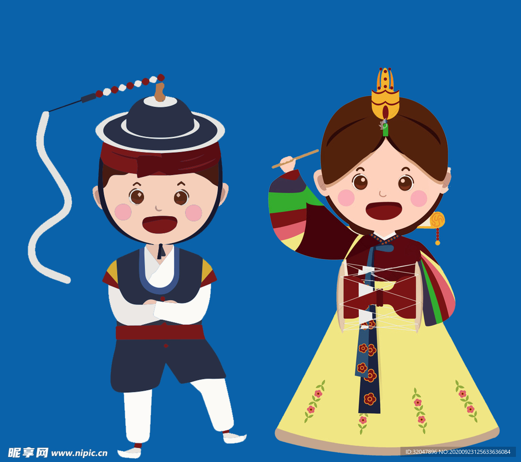 朝鲜  韩国  免扣  元素