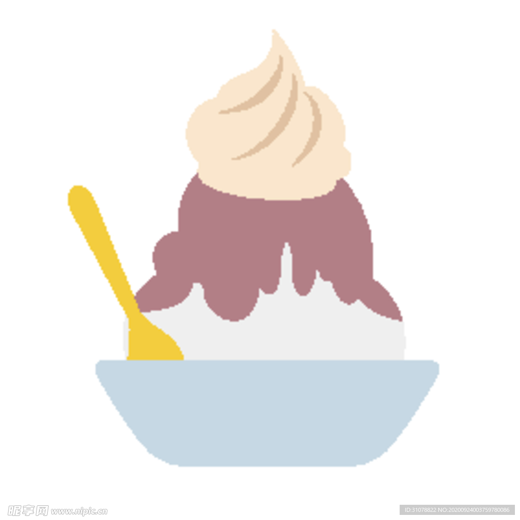 夏日冷饮矢量插画