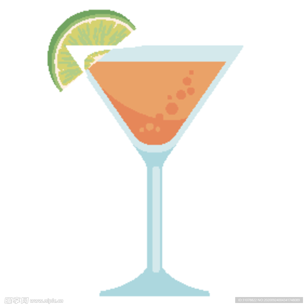 夏日冷饮矢量插画