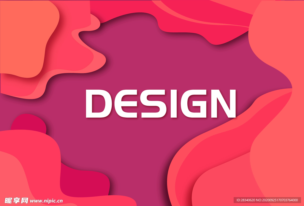 红色背景kv同色系网红打卡背景