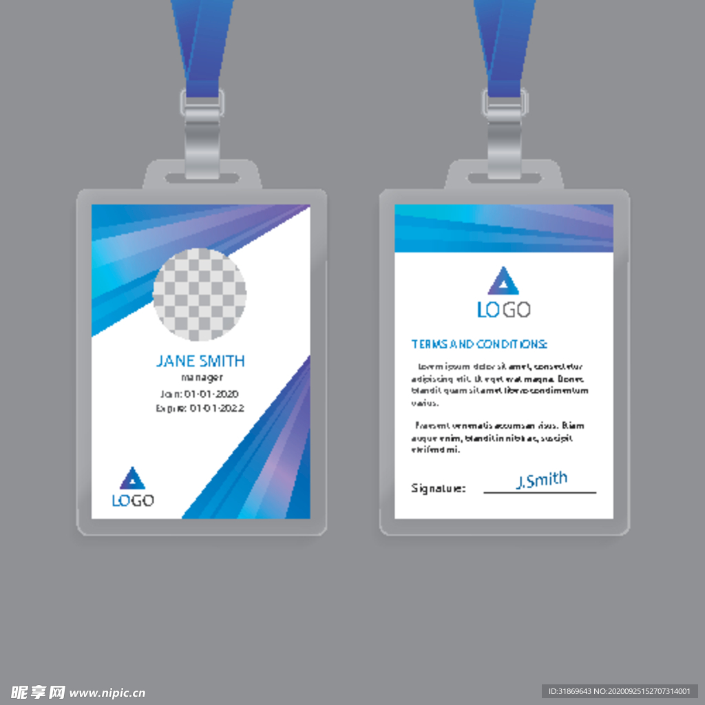 工作证 工牌 吊牌图片