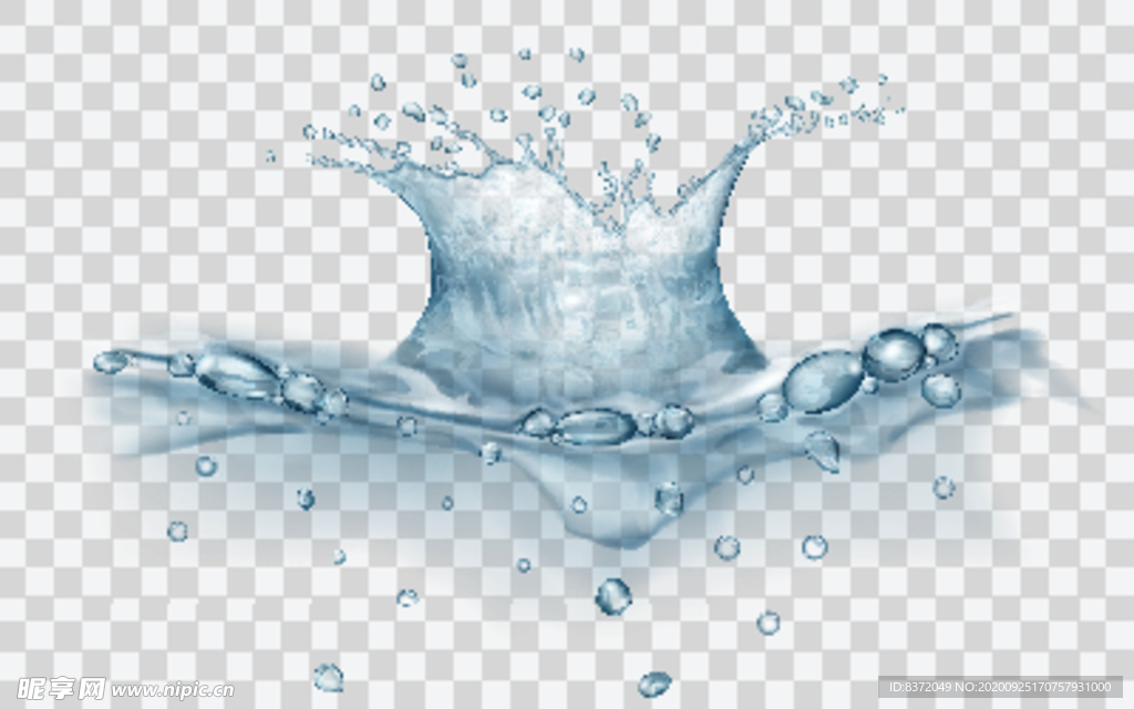 水花 水滴 水泡 气泡 水流