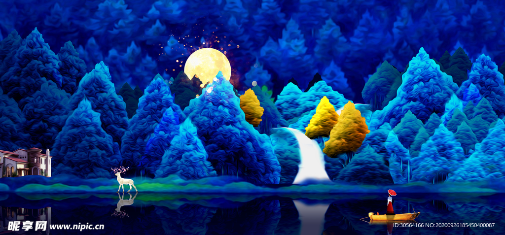 地产艺术复古背景海报素材