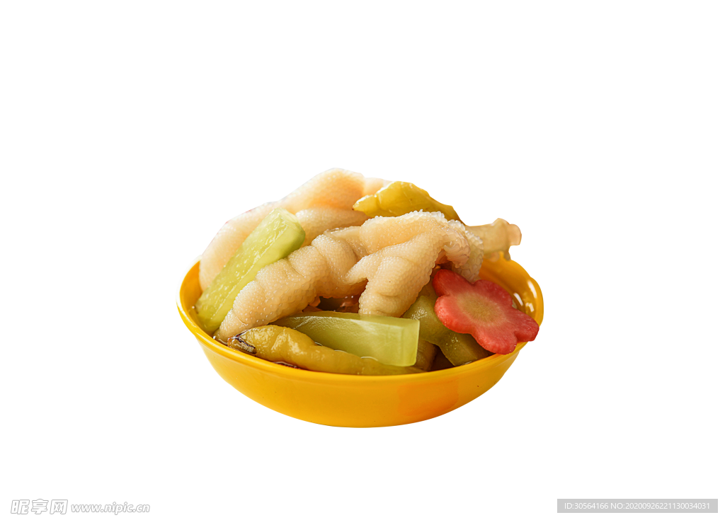 鸡爪美食食材海报素材