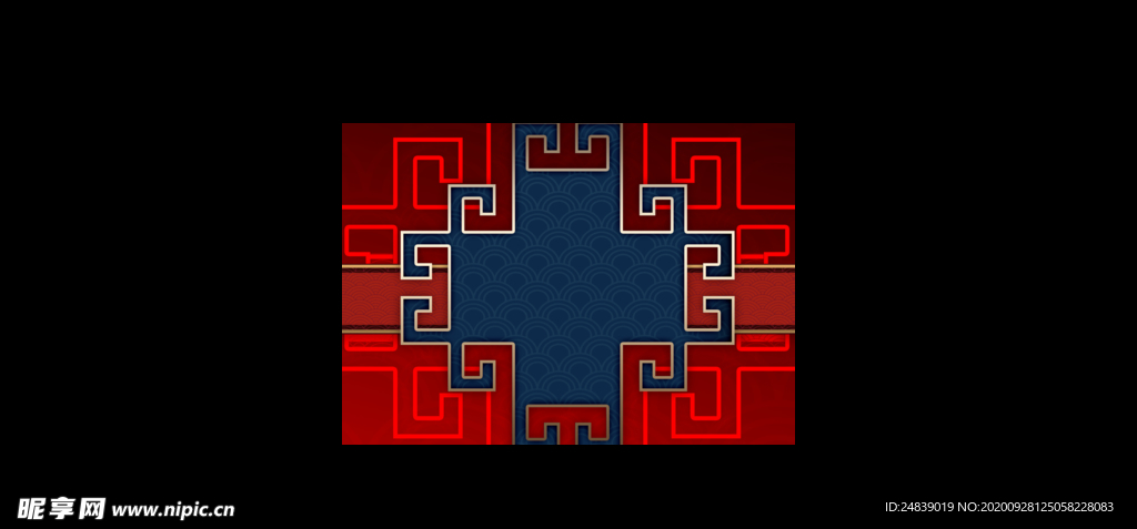 2021年牛年新年背景