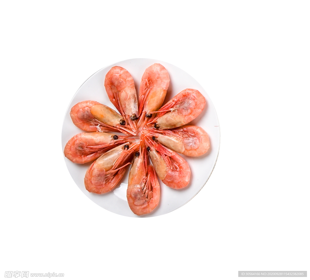 基围虾大虾美食食材海报素材