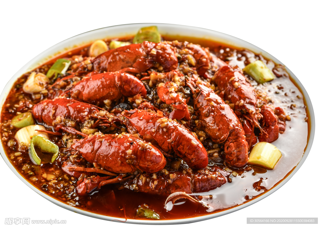 小龙虾美食食材海报素材