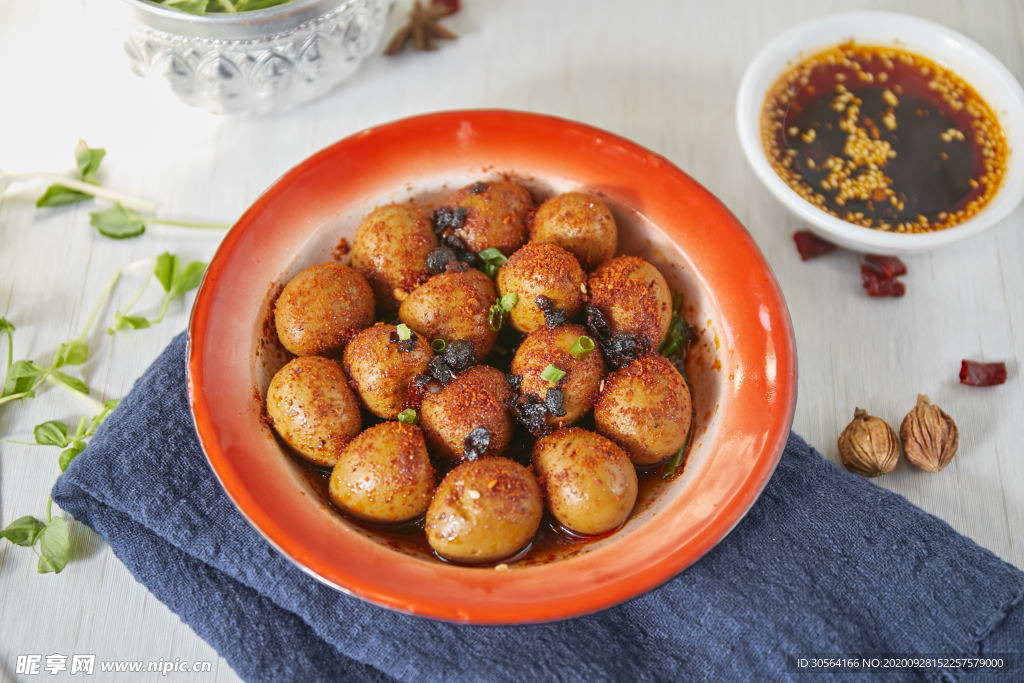 卤蛋食材美食背景海报素材