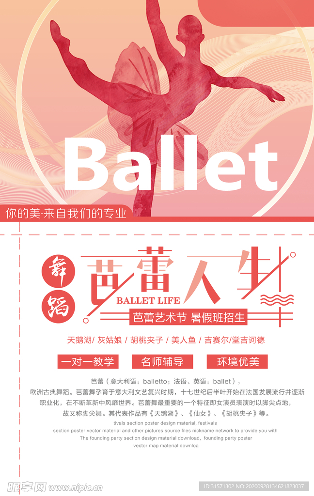 芭蕾人生海报宣传