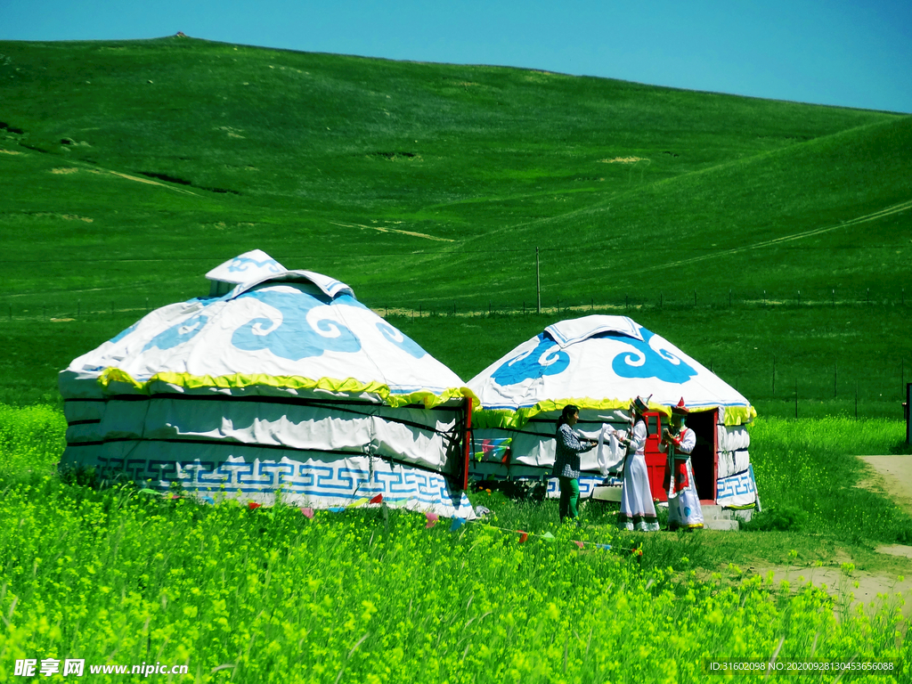 坝上草原蒙古包
