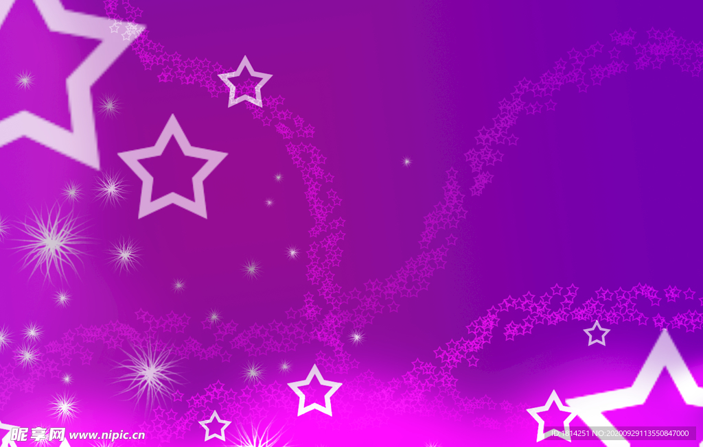 紫色背景星星背景