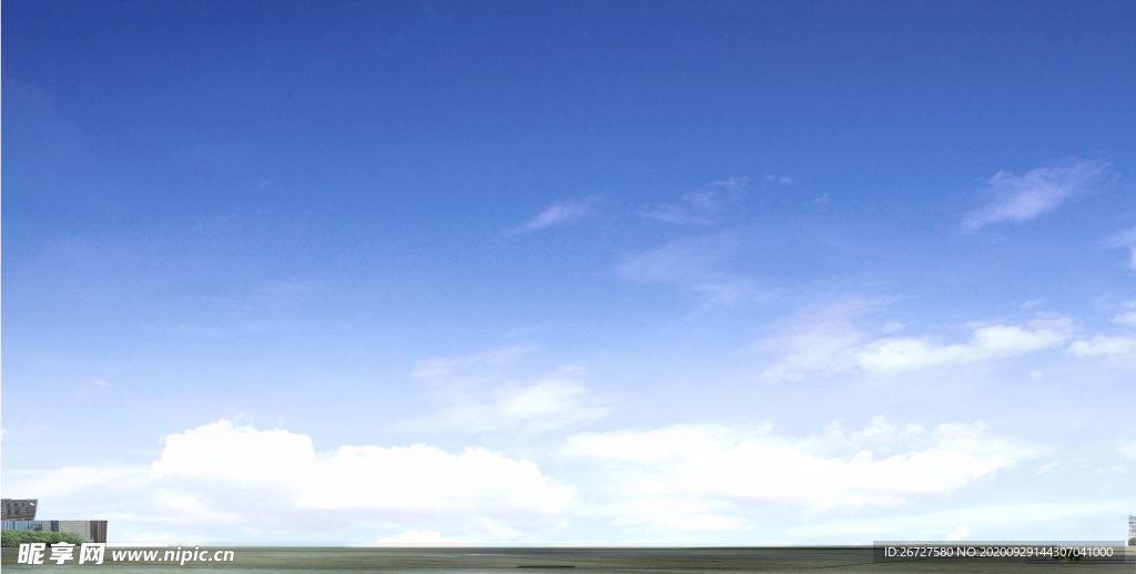 蓝天白云  湖泊  草原牧场