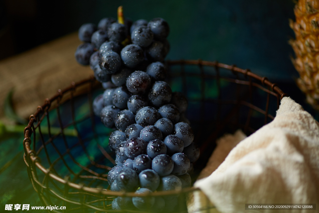 葡萄水果背景海报素材