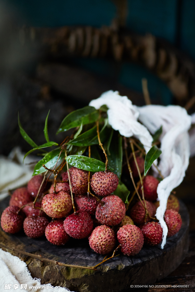 荔枝水果背景海报素材