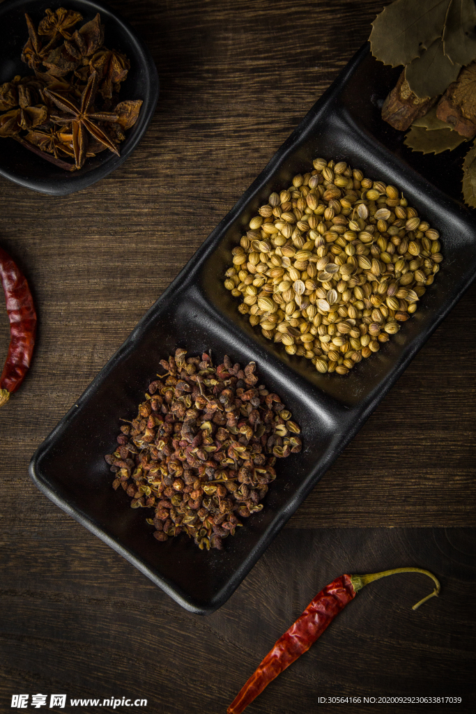 花椒配料餐桌背景海报素材
