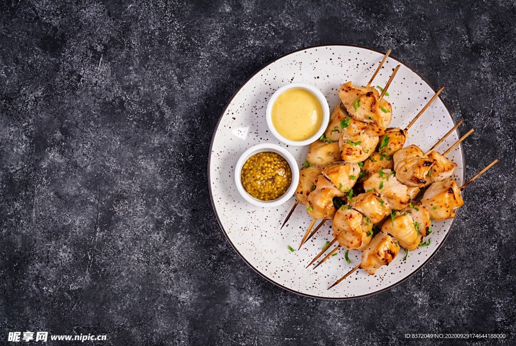 烤肉串 烧烤 彩椒肉串 牛肉串