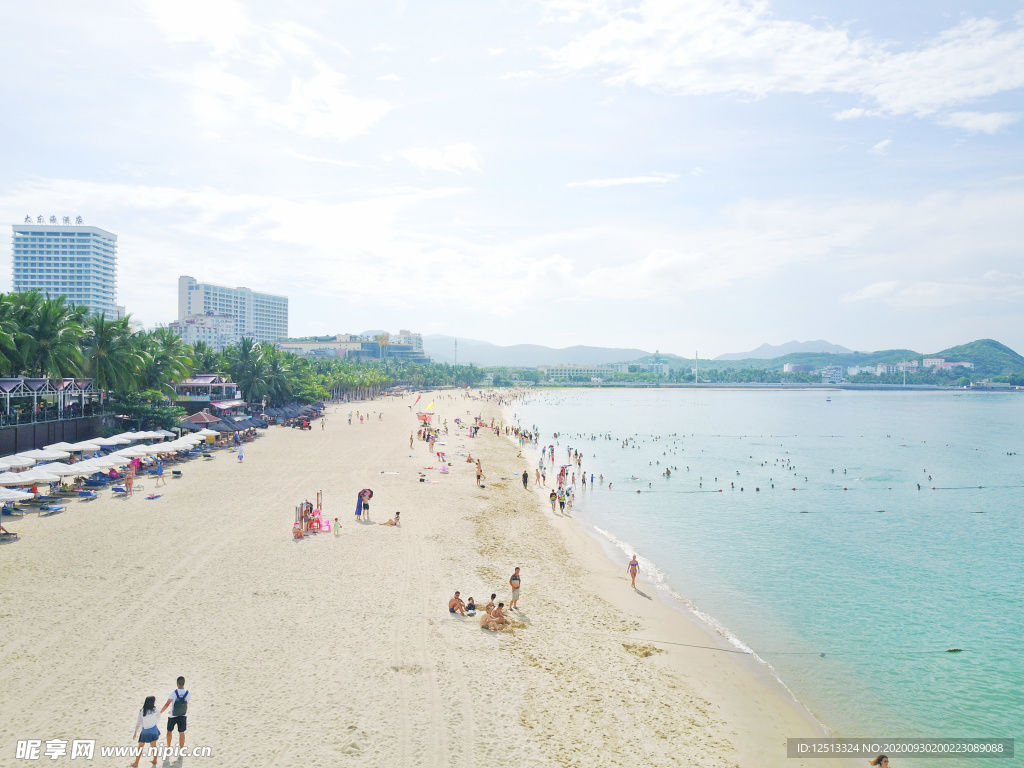 大东海浴场沙滩