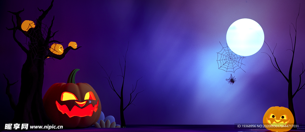 万圣节展板背景