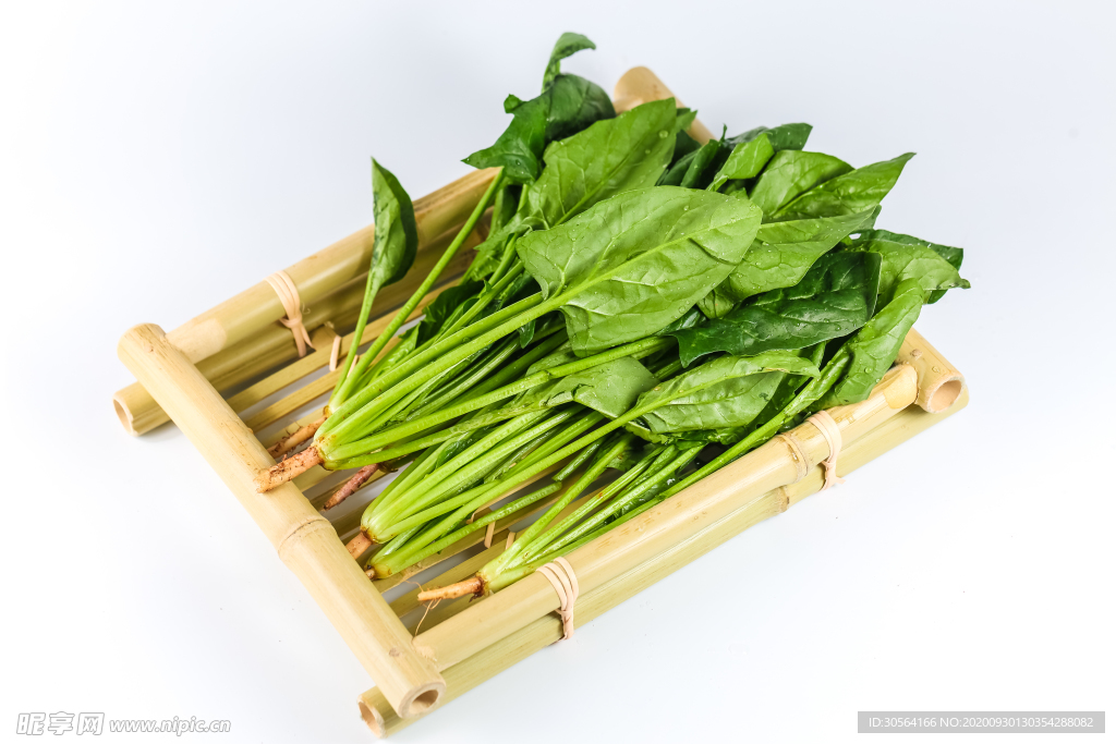 菠菜蔬菜美食食材背景海报素材