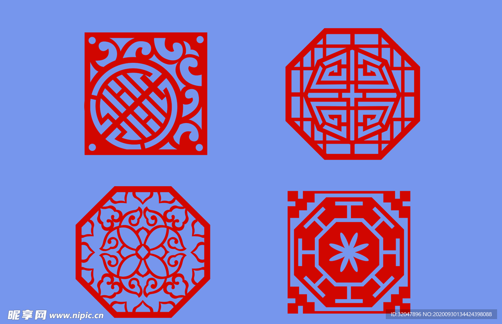 花纹 中式 窗子 格子