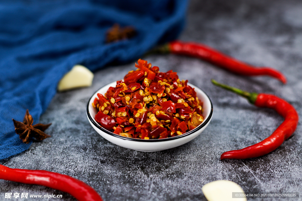辣椒配料食材背景海报素材