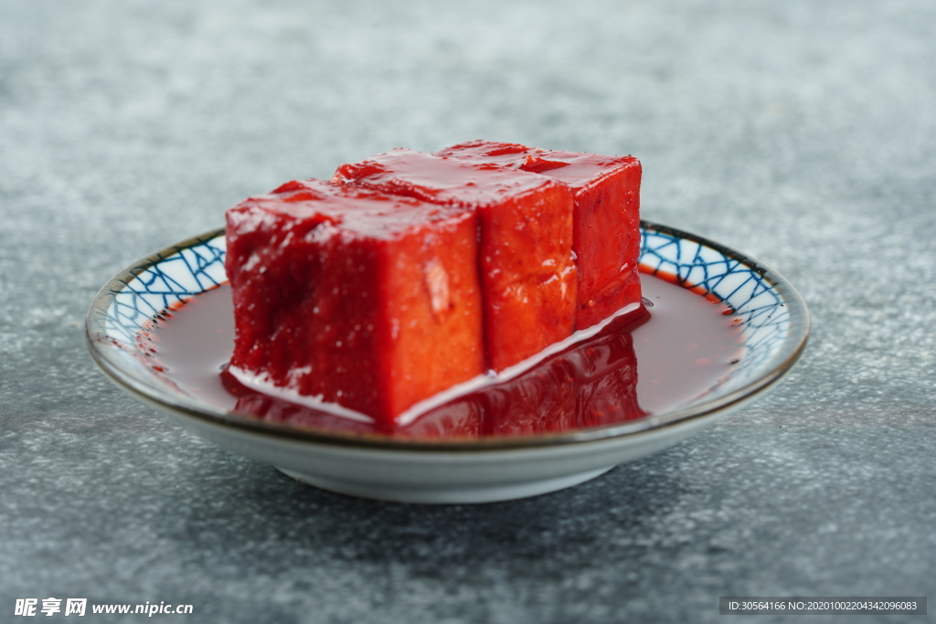 豆腐卤小吃美食食材背景素材