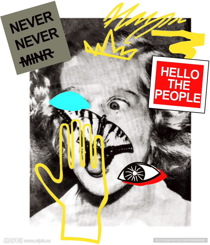 女孩 手  眼睫 惊讶