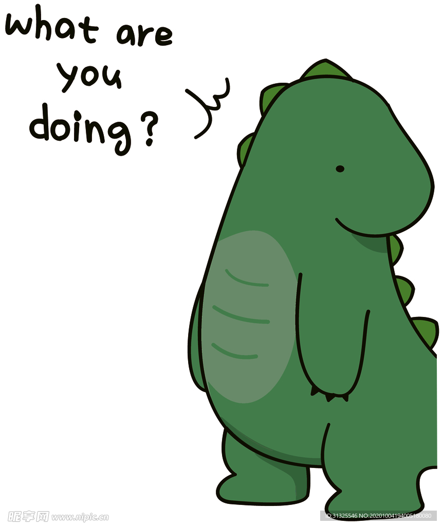 恐龙 卡通 裁片