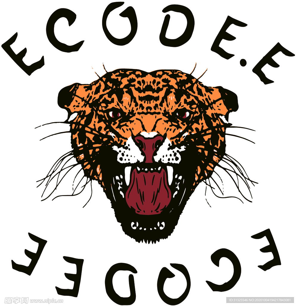 老虎 老虎头 裁片