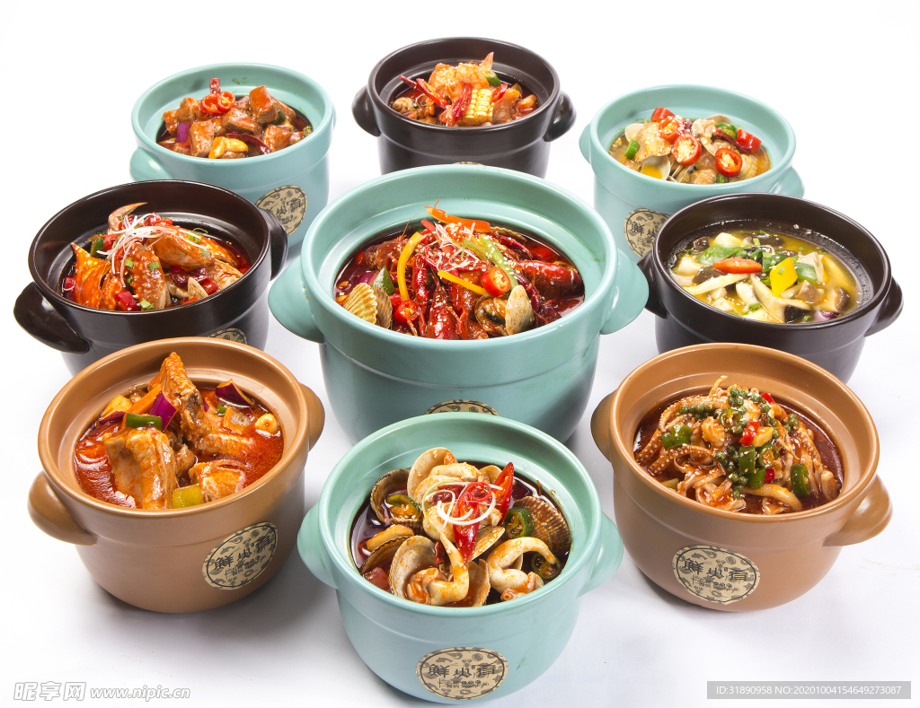 海鲜 餐厅 瓦罐 套餐 龙虾