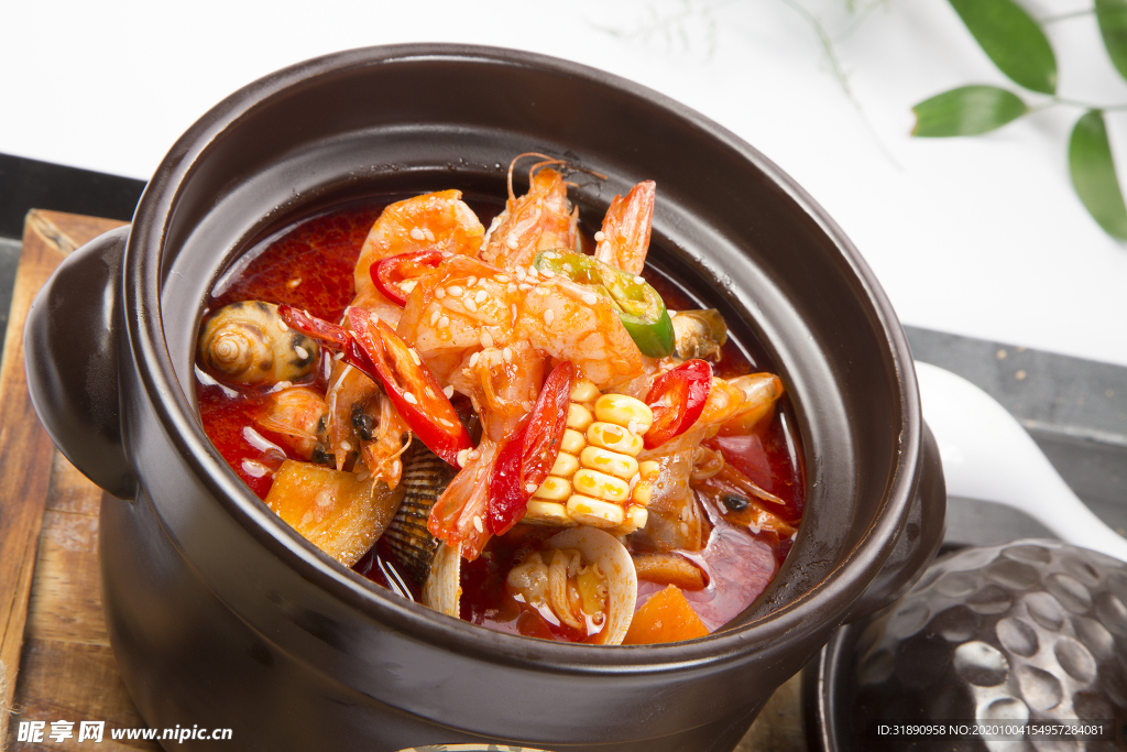 海鲜 餐厅 瓦罐 套餐 龙虾