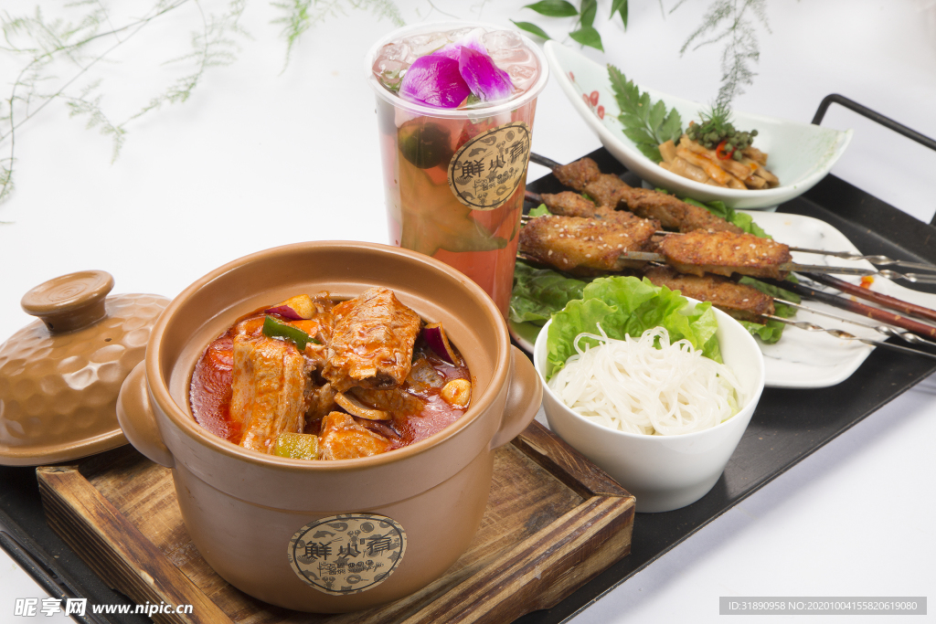 海鲜 餐厅 瓦罐 套餐 龙虾