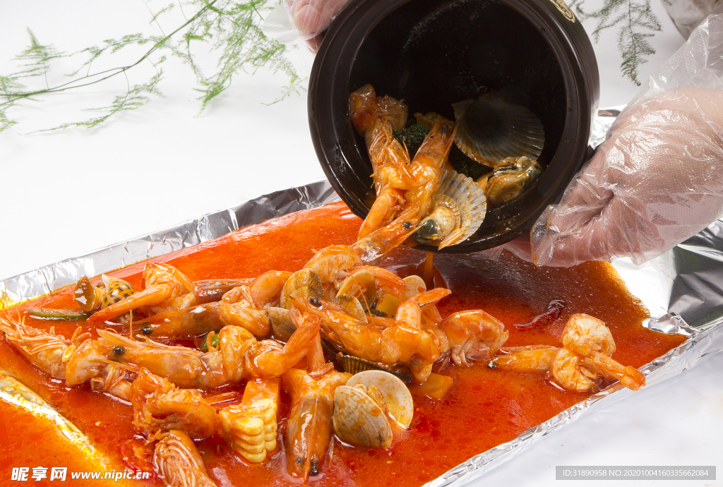 海鲜 餐厅 瓦罐 套餐 龙虾