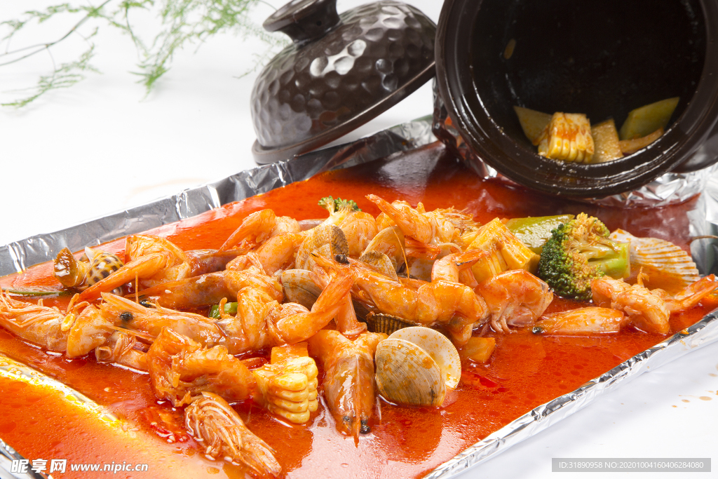 海鲜 餐厅 瓦罐 套餐 龙虾