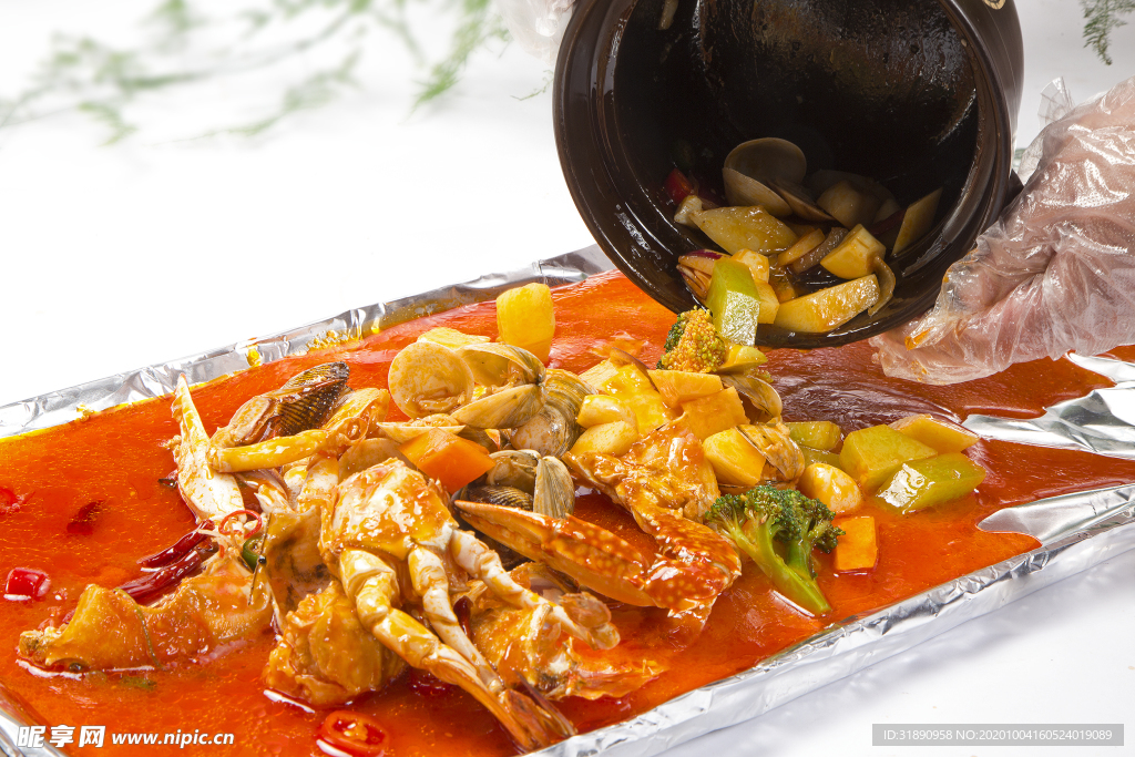 海鲜 餐厅 瓦罐 套餐 龙虾