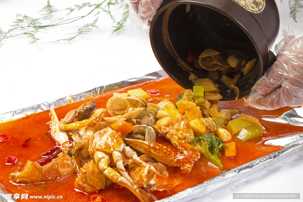 海鲜 餐厅 瓦罐 套餐 龙虾