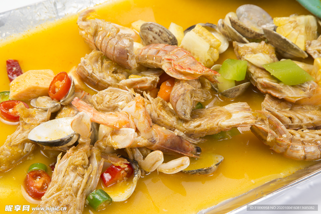 海鲜 餐厅 瓦罐 套餐 龙虾