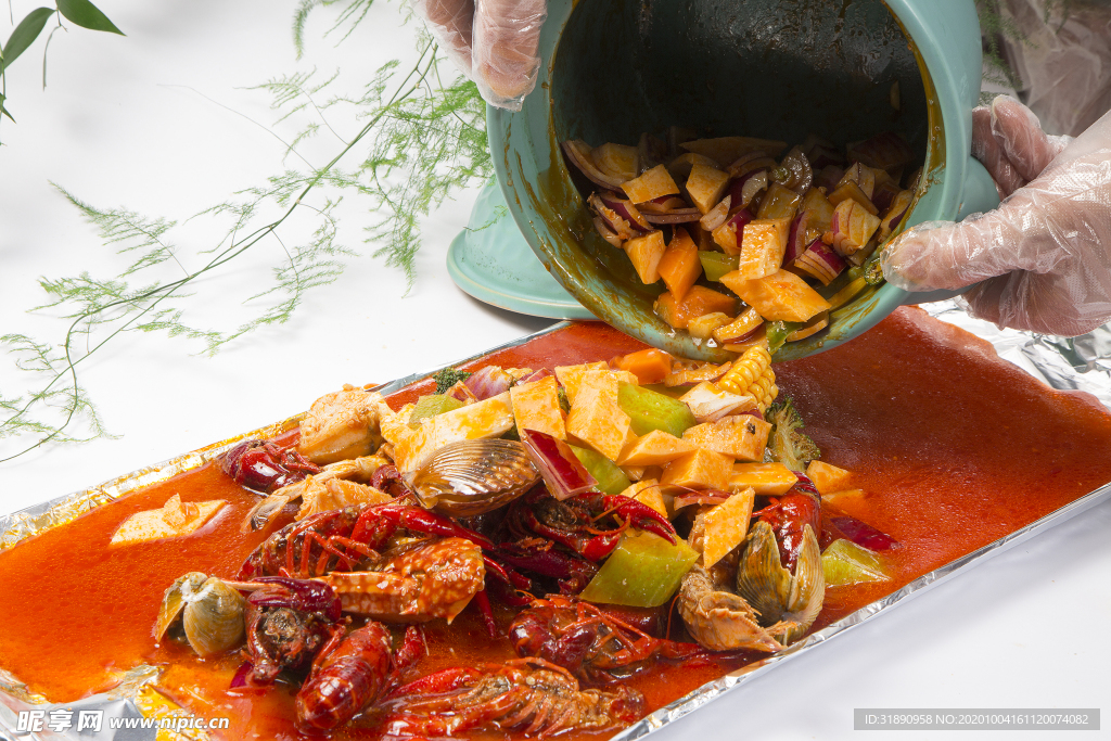 海鲜 餐厅 瓦罐 套餐 龙虾