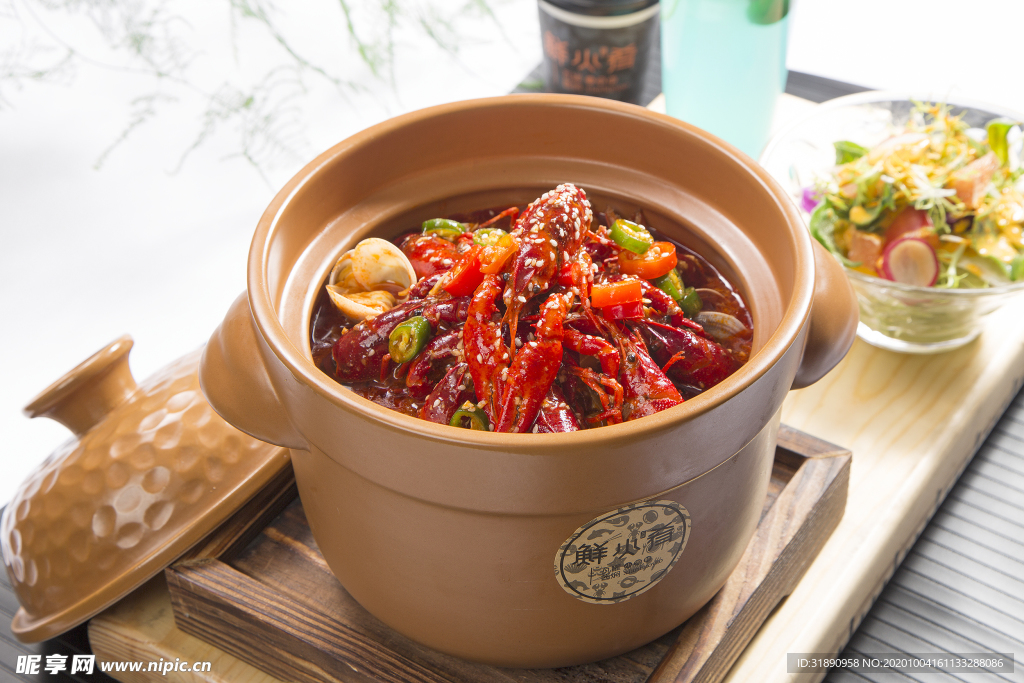 海鲜 餐厅 瓦罐 套餐 龙虾