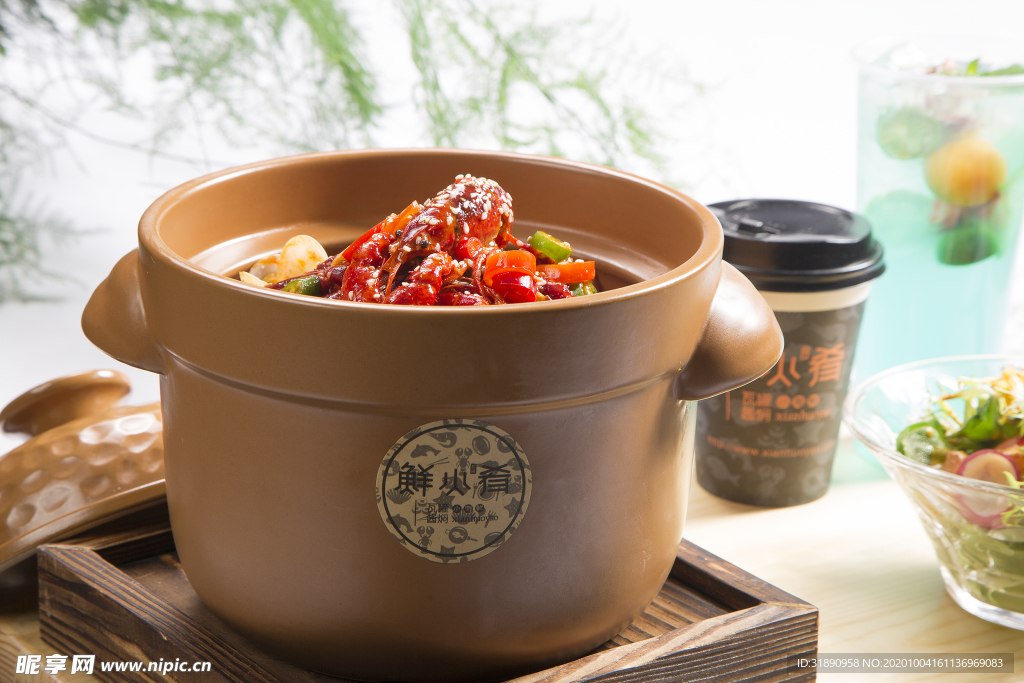 海鲜 餐厅 瓦罐 套餐 龙虾