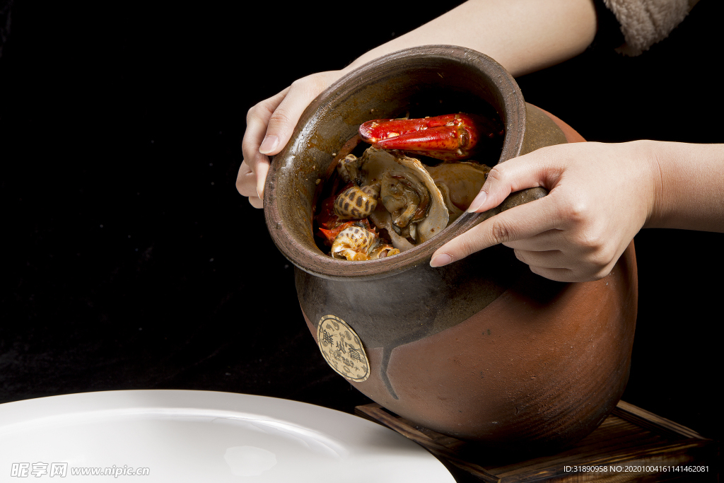 海鲜 餐厅 瓦罐 套餐 龙虾