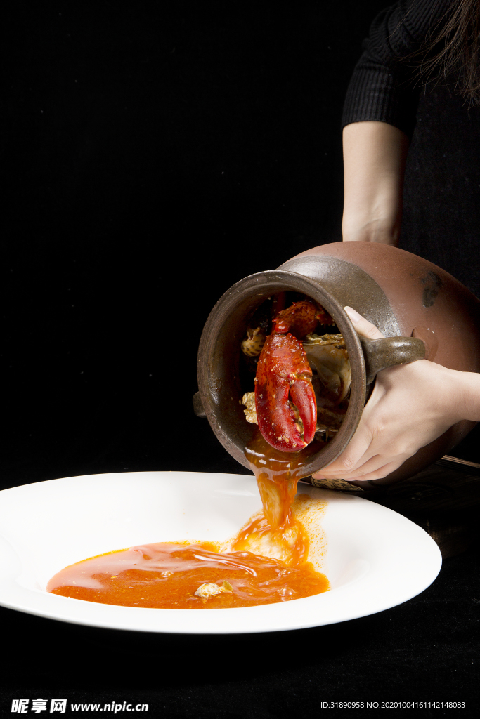 海鲜 餐厅 瓦罐 套餐 龙虾