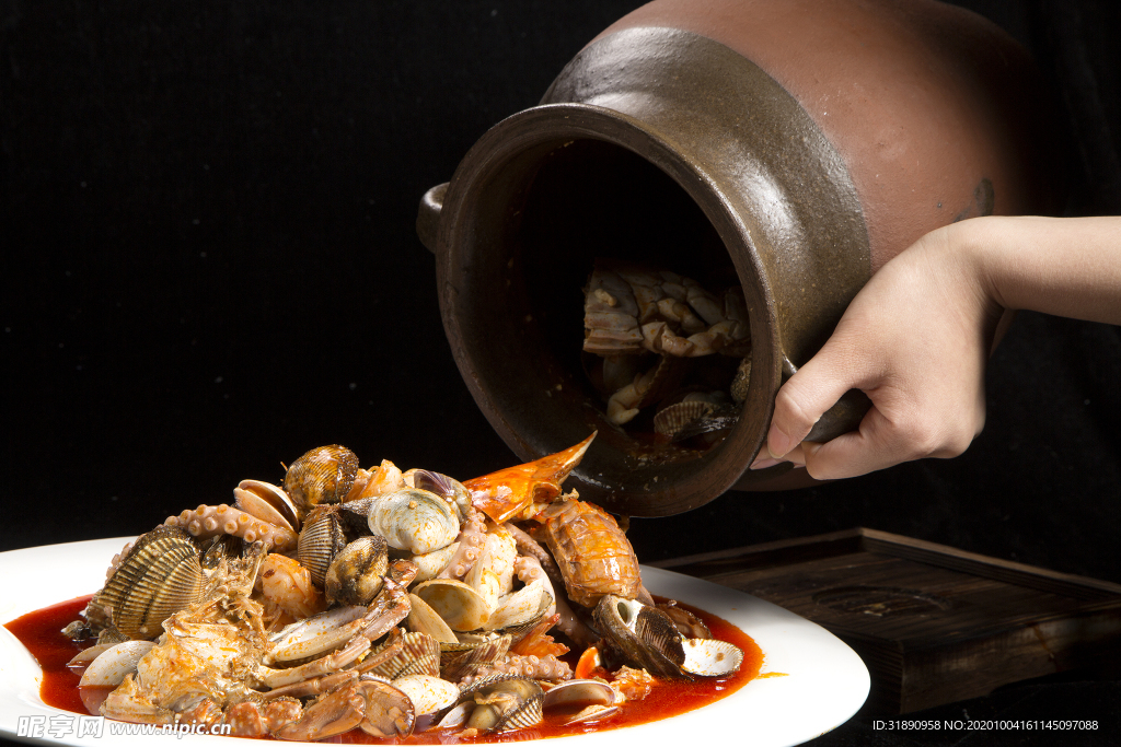 海鲜 餐厅 瓦罐 套餐 龙虾